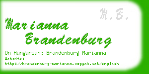 marianna brandenburg business card